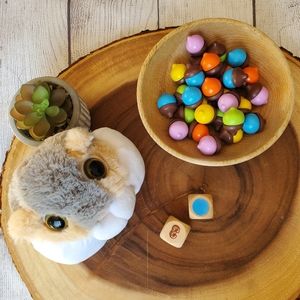 Feed Fuzzy Color and Counting Game, color, counting and coordination skills Wood